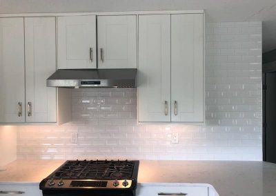Arden Backsplash Kitchen White