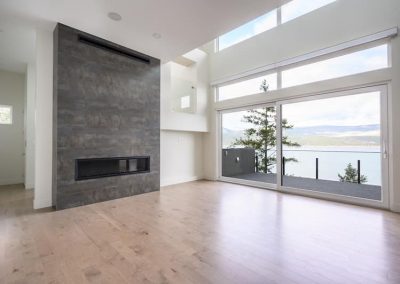 Arden Fireplace overlooking OkanLake