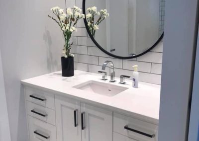 Arden bathroom White Subway Tile