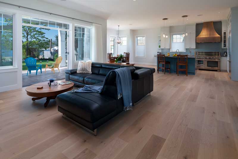 Living room Kitchen floor