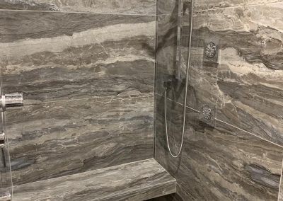 natural stone shower